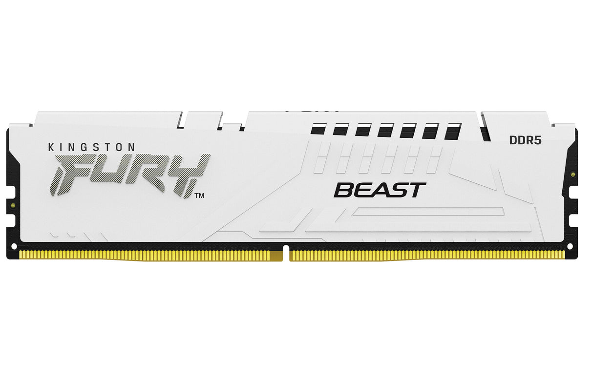 Módulo RAM Kingston FURY Beast, 32 GB (2 x 16 GB), DDR5, 5600 MHz, ECC integrado, sin búfer, 288 pines, DIMM