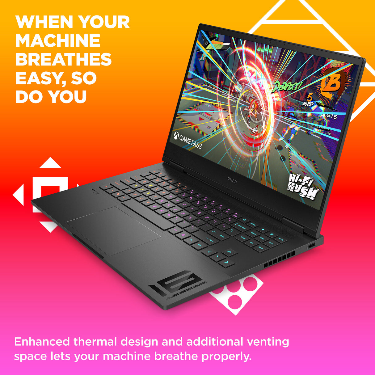 HP OMEN 16-wf1001na Intel® Core™ i7 i7-14700HX Laptop 40.9 cm (16.1") Full HD 16 GB DDR5-SDRAM 1 TB SSD NVIDIA GeForce RTX 4070 Wi-Fi 6E (802.11ax) Windows 11 Home Black