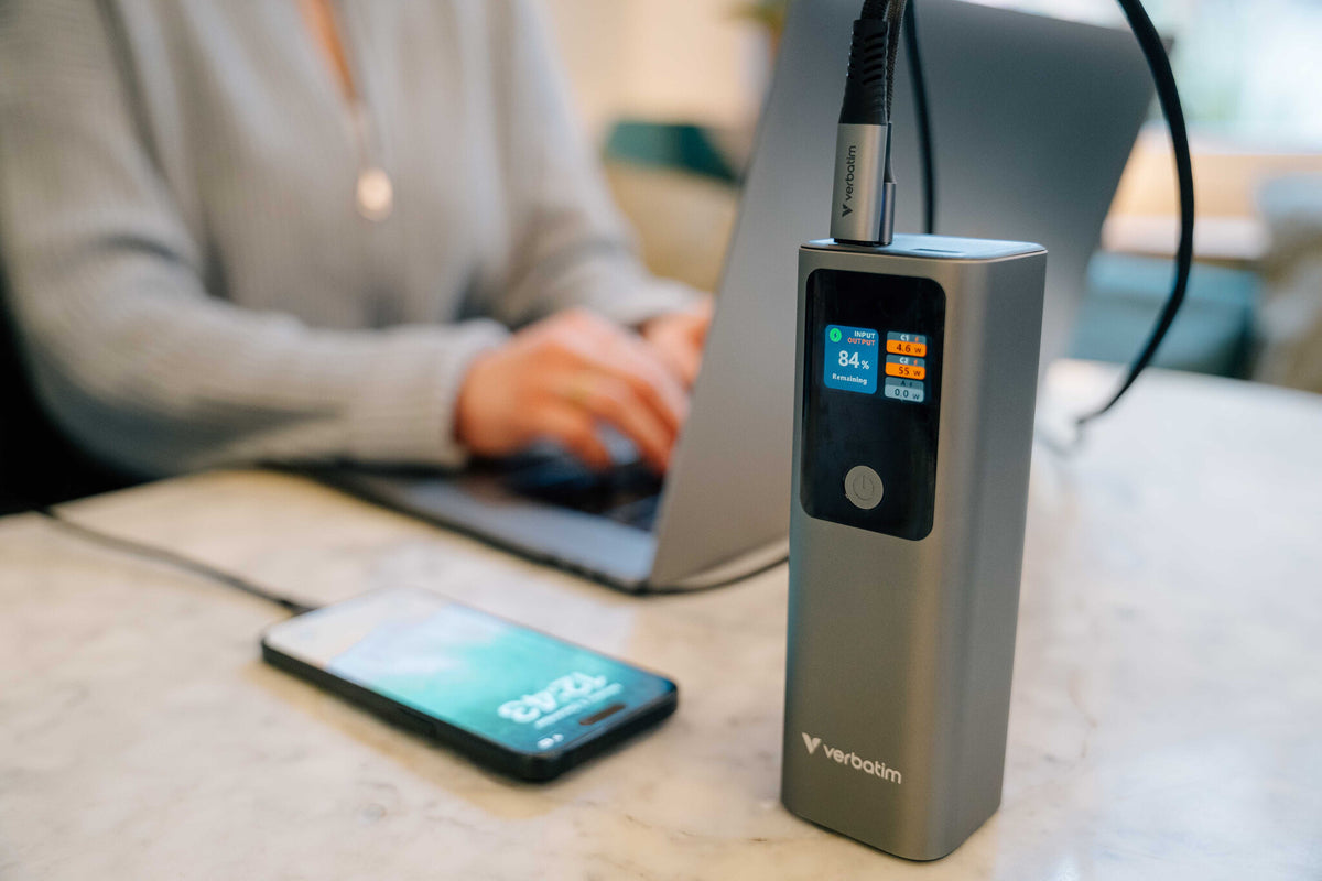 Verbatim Charge 'n' Go Power Bank 27000mAh 183W Grey