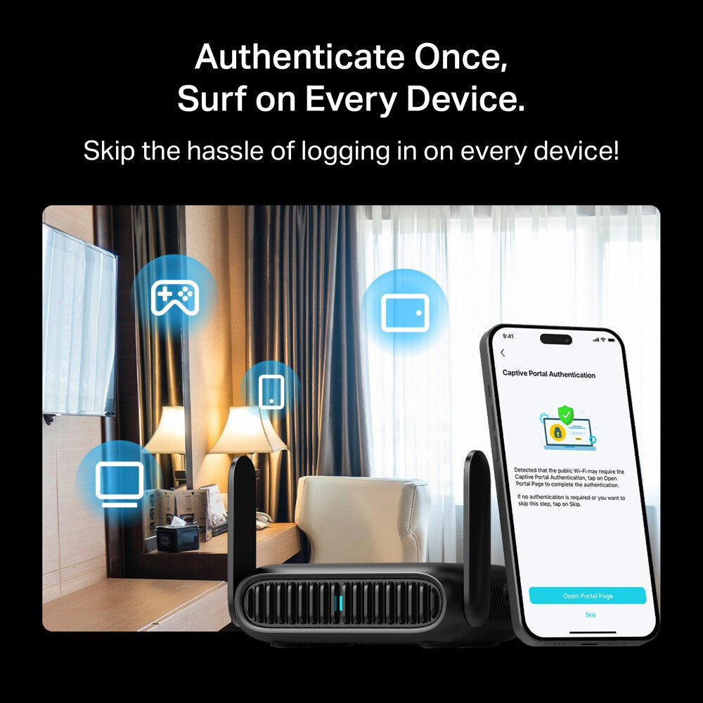 TP-Link BE3600 Wi-Fi 7 wireless router 2.5 Gigabit Ethernet Dual-band (2.4 GHz / 5 GHz) Black