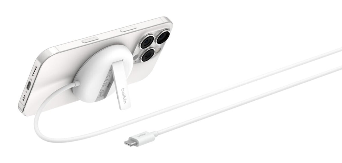 Belkin WIA011HQWH mobile device charger Headset, Smartphone White USB Wireless charging Fast charging Indoor