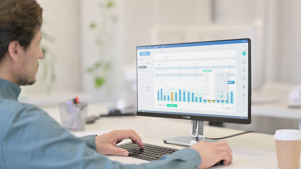 Philips 5000 series 24B2G5200/00 computer monitor 60.5 cm (23.8") 1920 x 1080 pixels Full HD LCD Anthracite