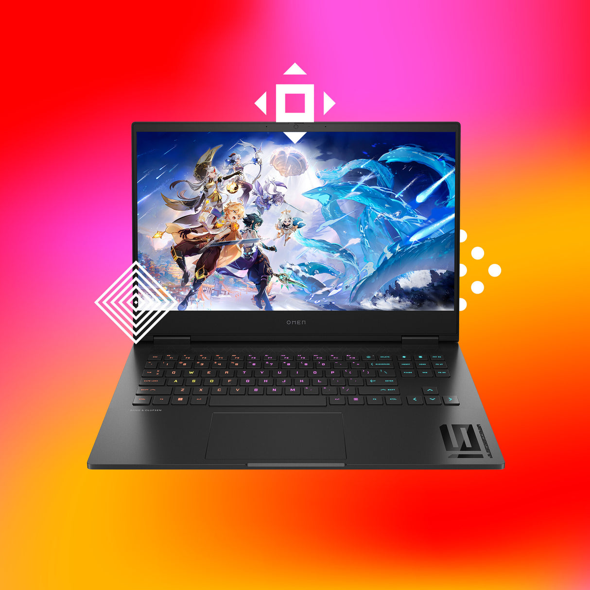 HP OMEN 16-wf1001na Intel® Core™ i7 i7-14700HX Laptop 40.9 cm (16.1") Full HD 16 GB DDR5-SDRAM 1 TB SSD NVIDIA GeForce RTX 4070 Wi-Fi 6E (802.11ax) Windows 11 Home Black