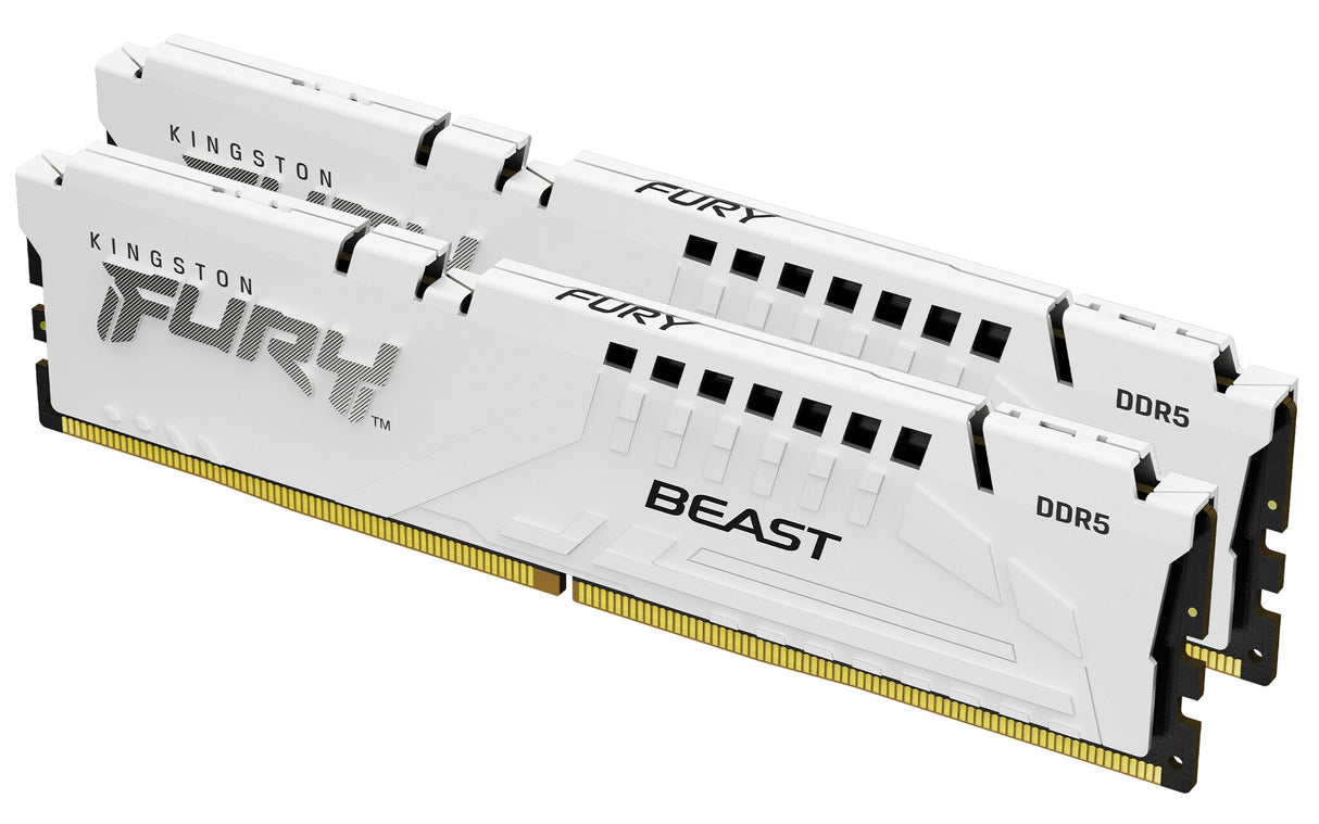 Kingston Technology FURY Beast 32GB 6000MT/s DDR5 CL36 DIMM (Kit of 2) White EXPO