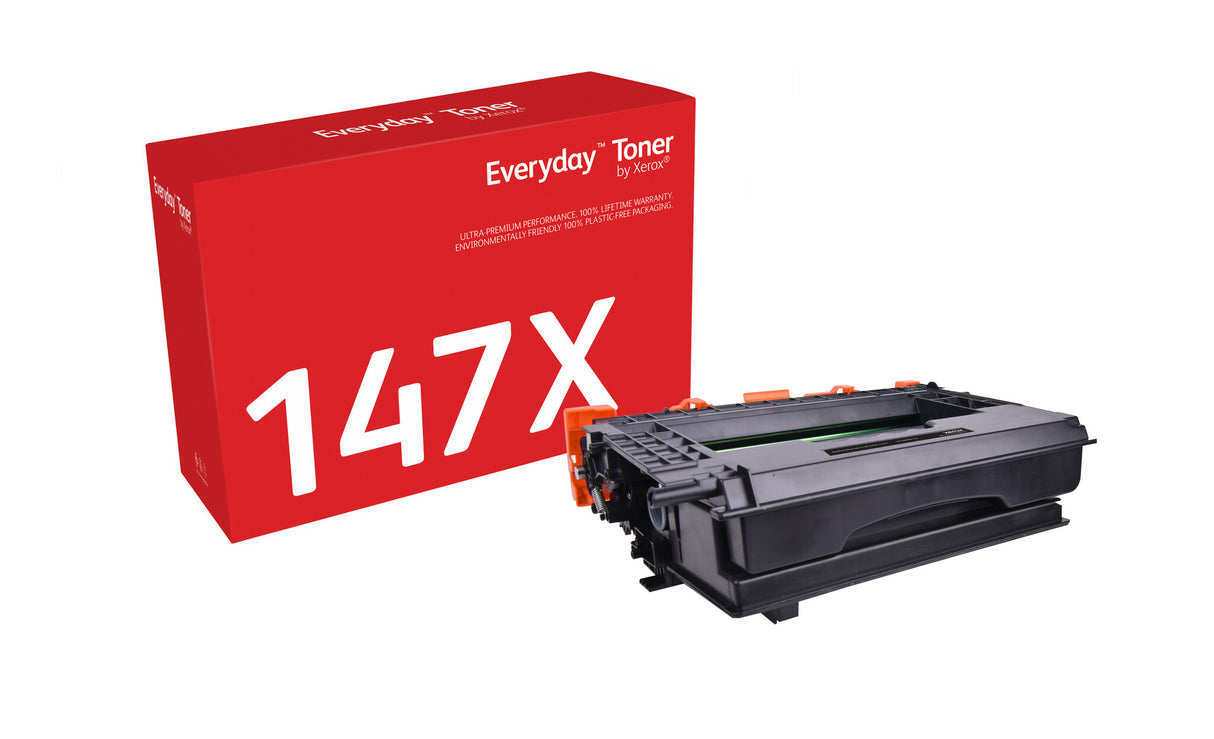 Everyday™ Black Toner by Xerox compatible with HP 147X (W1470X), High capacity