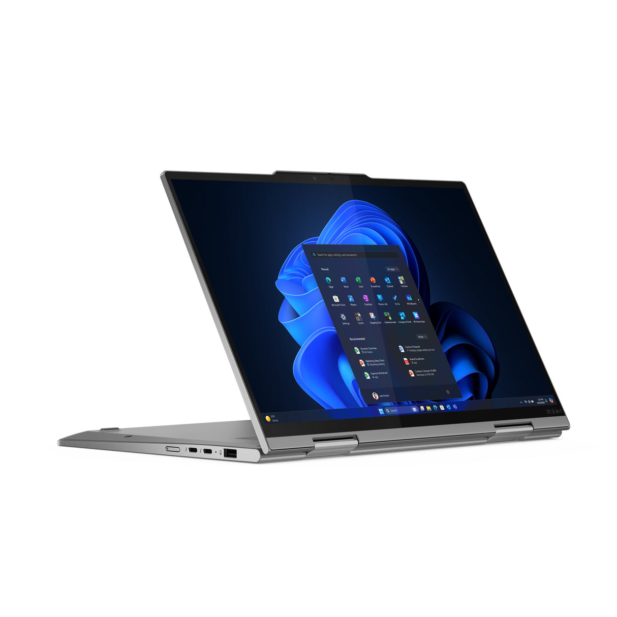 Lenovo ThinkPad X1 2-in-1 Gen 10 Aura Edition Intel Core Ultra 7 255U Hybrid (2-in-1) 35.6 cm (14") Touchscreen 2.8K 32 GB LPDDR5x-SDRAM 1 TB SSD Wi-Fi 6E (802.11ax) Windows 11 Pro UK English Grey