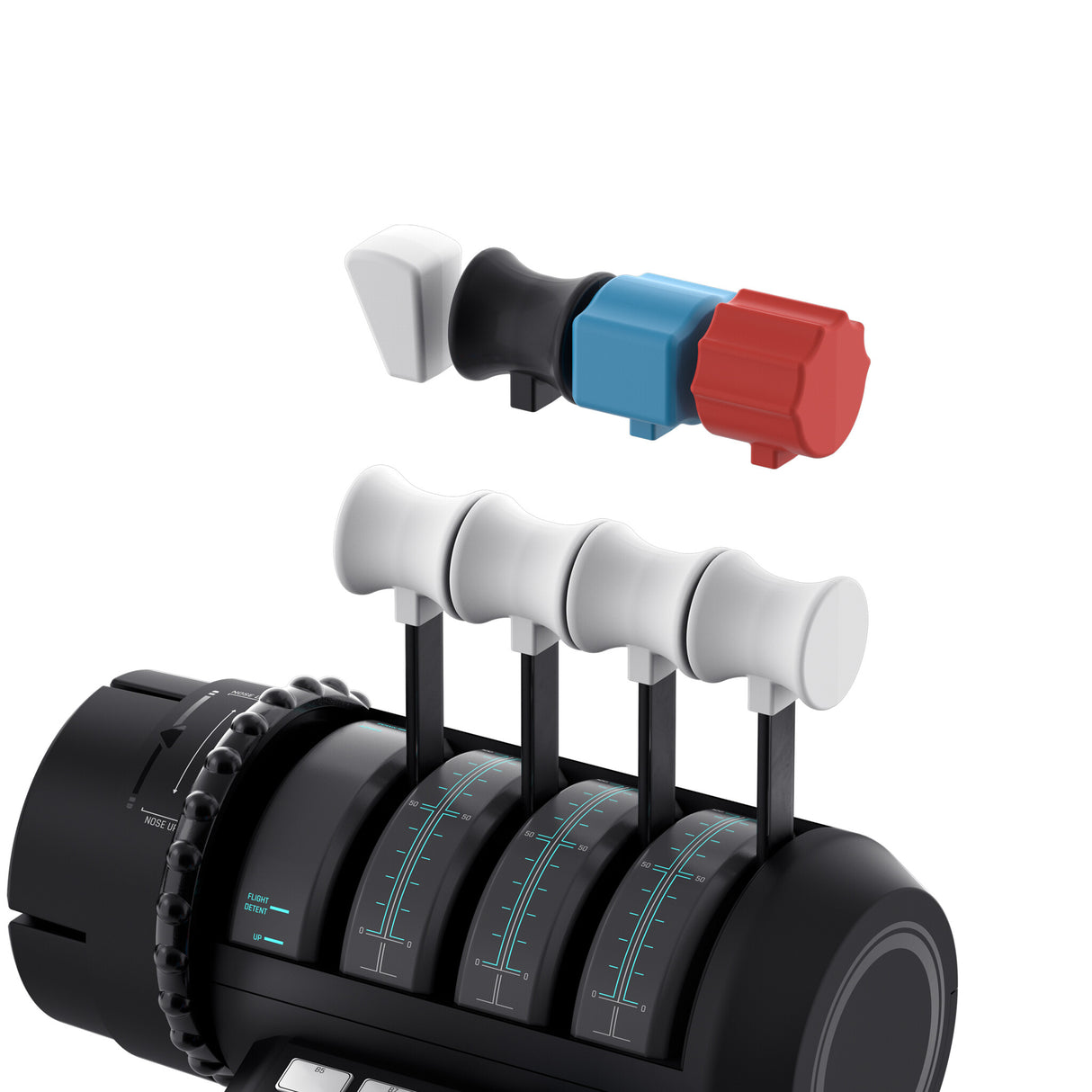 Turtle Beach VelocityOne Flight Universal Control System with Yoke Handle, Throttle Quadrant, Trim Wheel and Rudder Controls - Xbox Series X or S, Xbox One and Windows