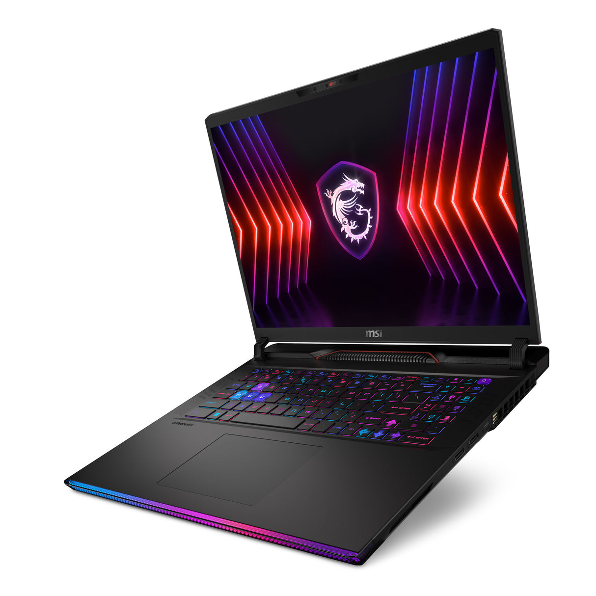 MSI Gaming Raider GE78 HX 14VHG-647U Intel® Core™ i9 i9-14900HX Laptop 43.2 cm (17") Quad HD+ 32 GB DDR5-SDRAM 4 TB SSD NVIDIA GeForce RTX 4080 Wi-Fi 7 (802.11be) Windows 11 Pro Black