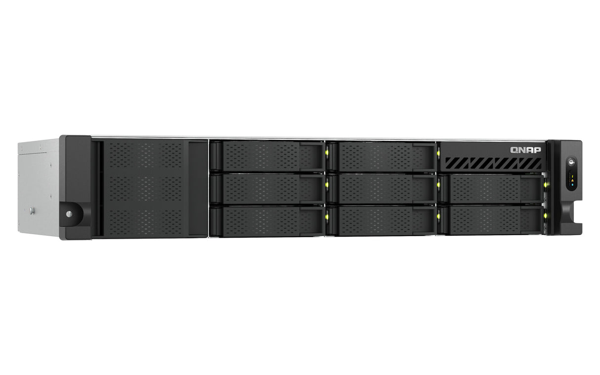 QNAP TS-855EU-RP NAS Rack (2U) Intel Atom® C5125 8 GB DDR4 0 TB QuTS hero Black