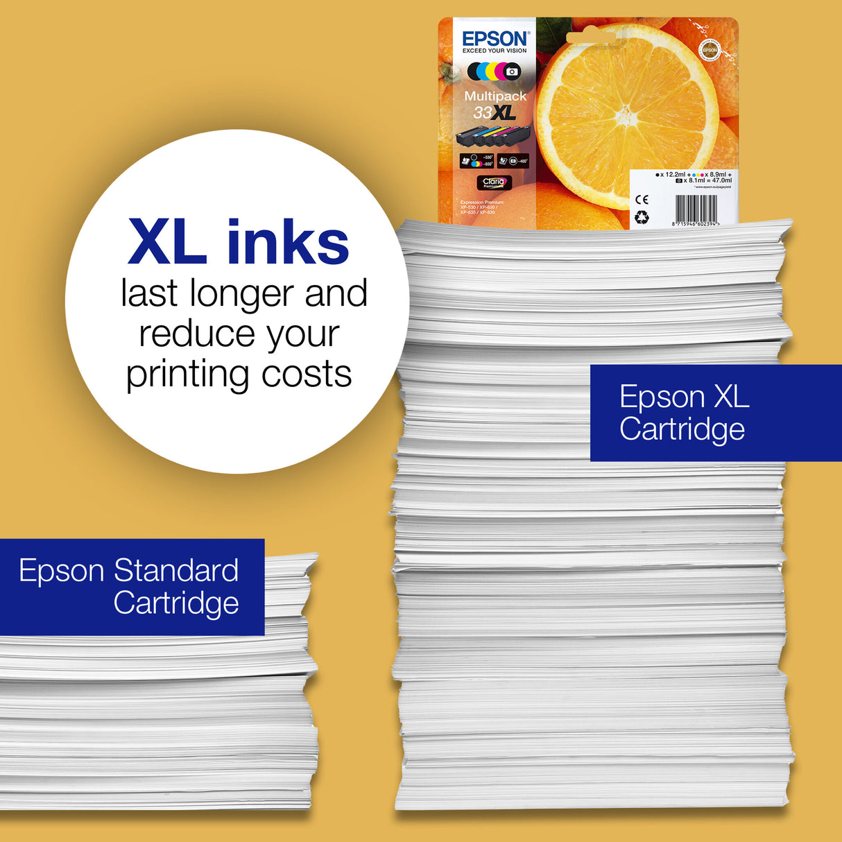 Epson Oranges 33 Claria Premium Multipack 5-colours Ink