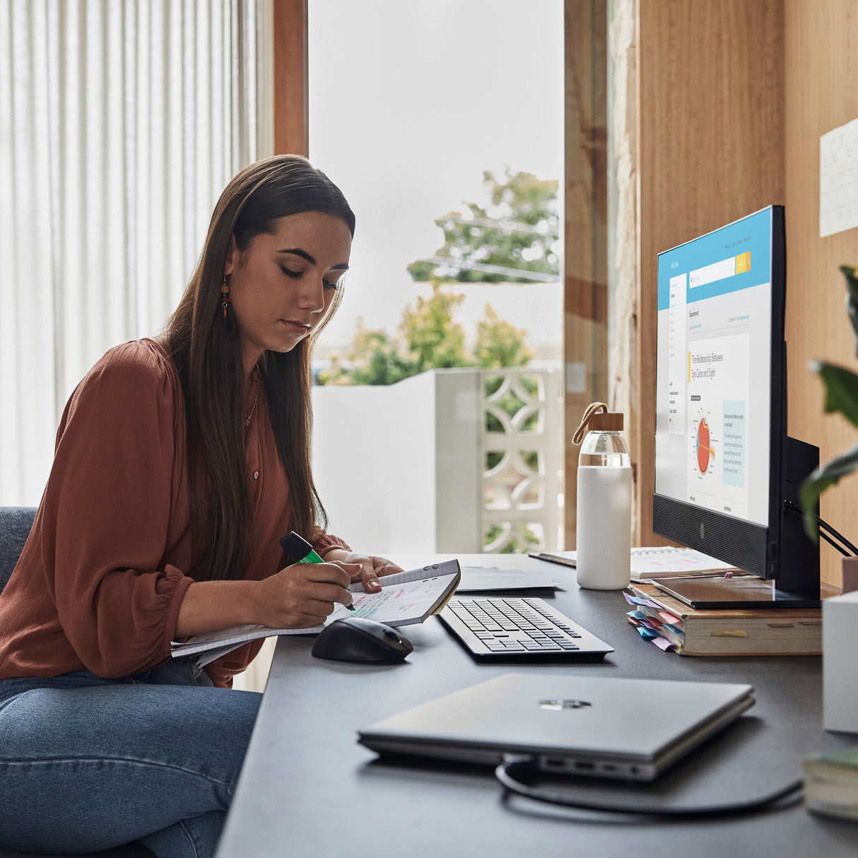 HP ProOne 440 G9 Intel® Core™ i5 i5-13500T 60.5 cm (23.8") 1920 x 1080 pixels All-in-One PC 8 GB DDR4-SDRAM 512 GB SSD Windows 11 Pro Wi-Fi 6 (802.11ax) Black