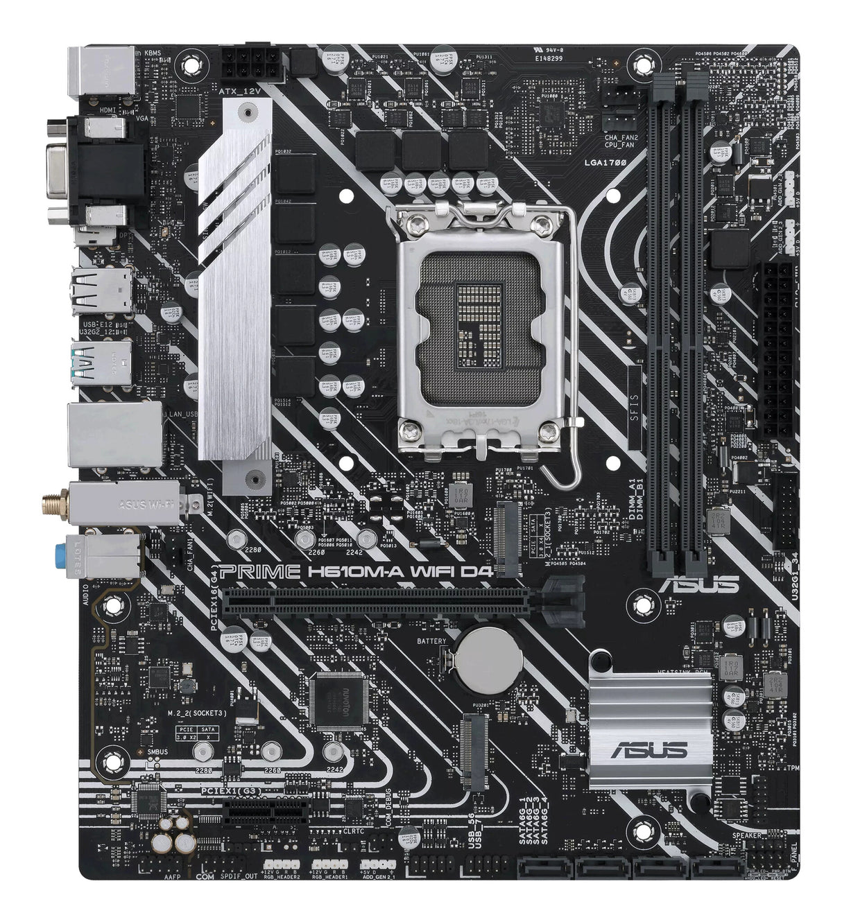 ASUS PRIME H610M-A WIFI D4 Intel H610 LGA 1700 micro ATX