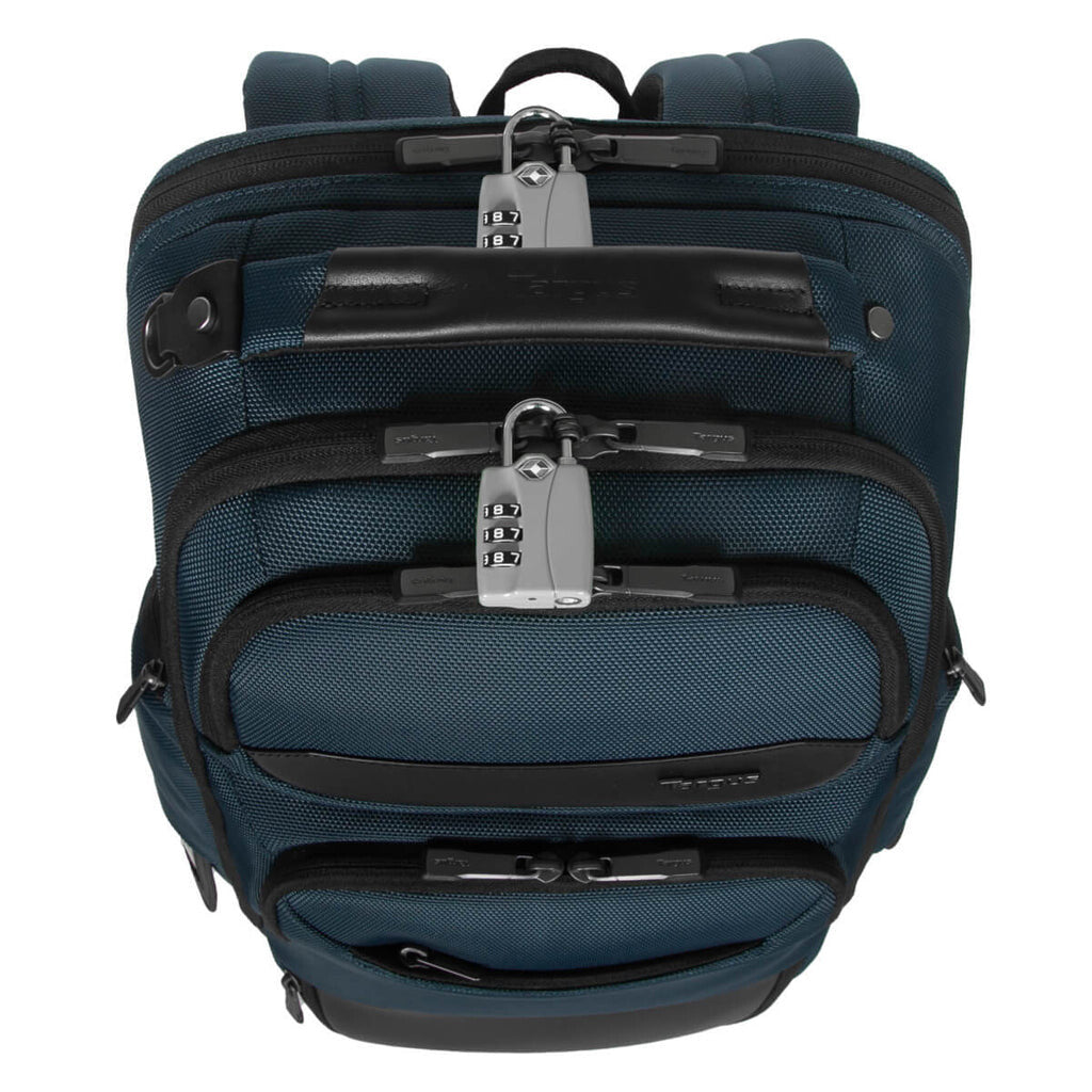 Targus HeritageLuxe backpack Travel backpack Blue Polyester