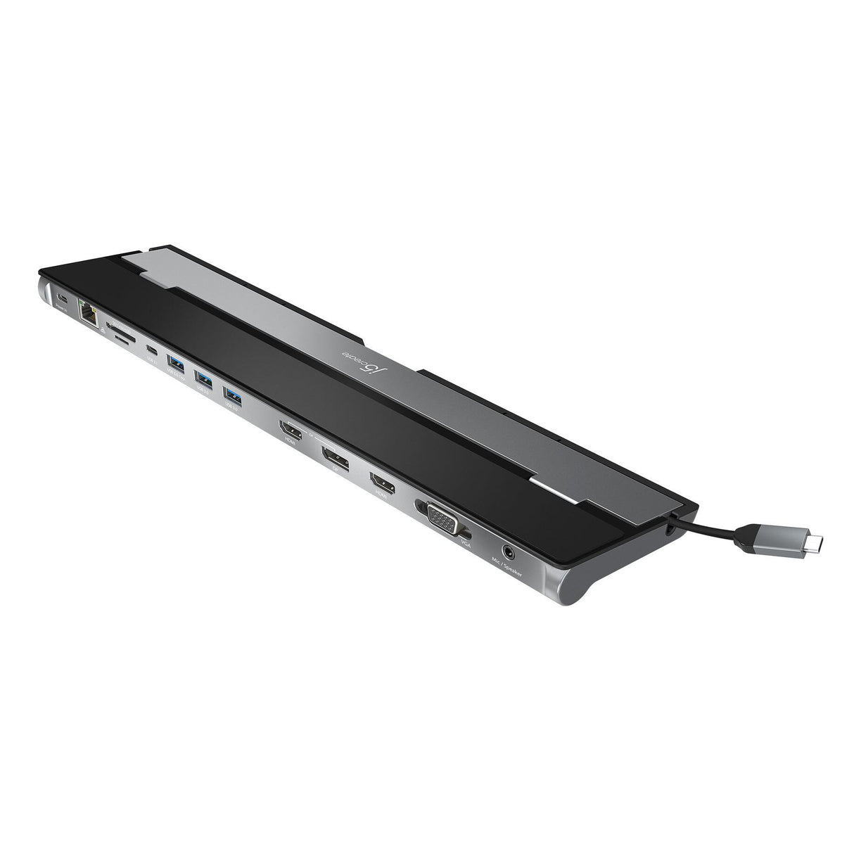 j5create JCD543P USB-C™ Triple Display Docking Station with 100W PD Adapter