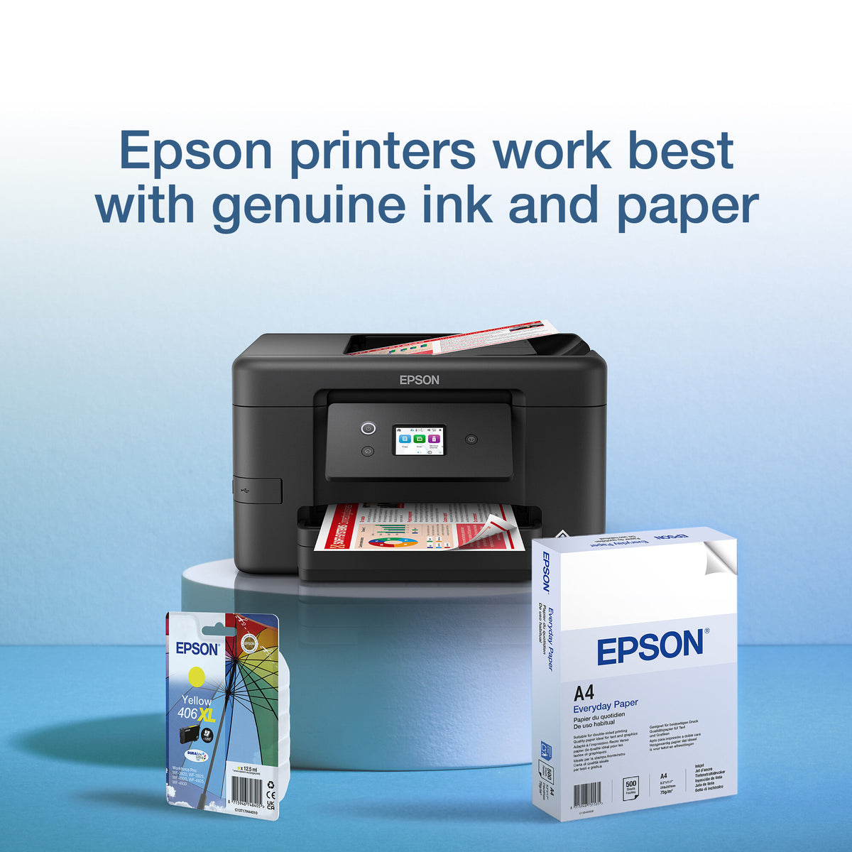 Epson Singlepack Yellow 406XL Umbrella DURABrite Ultra Ink