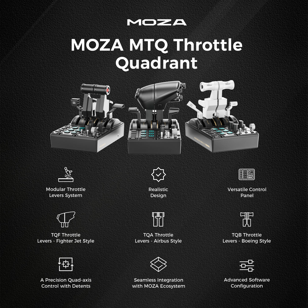 MOZA MTQ Throttle Panel