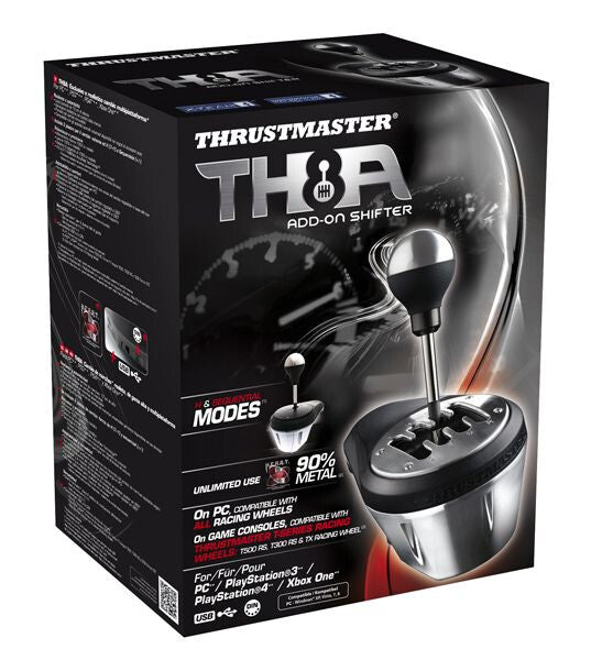 Thrustmaster 4060059 Gaming Controller Black, Metallic USB Shifter add-on Analogue PC, PlayStation 4, PlayStation 5, Playstation 3, Xbox One, Xbox Series S, Xbox Series X