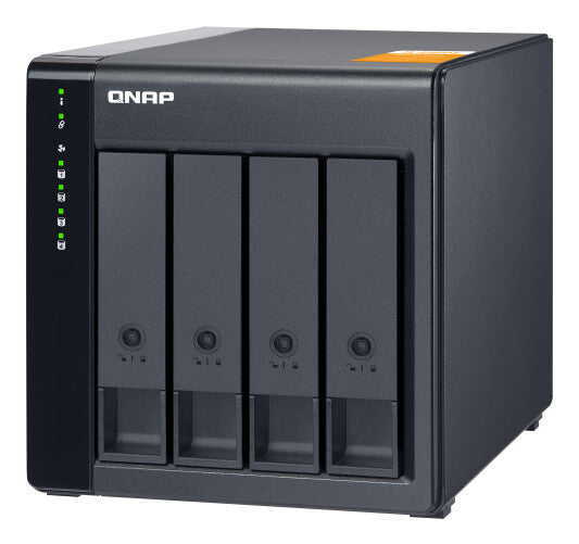 QNAP TL-D400S storage drive enclosure HDD/SSD enclosure Black, Grey 2.5/3.5"