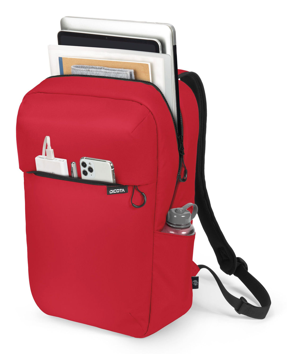DICOTA D32121-RPET backpack Casual backpack Red Polyester, Recycled polyethylene terephthalate (rPET)