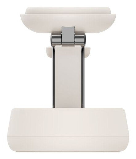 Belkin WIZ040MYSD mobile device charger Headphones, Smartphone Chrome, White USB Wireless charging Fast charging Indoor