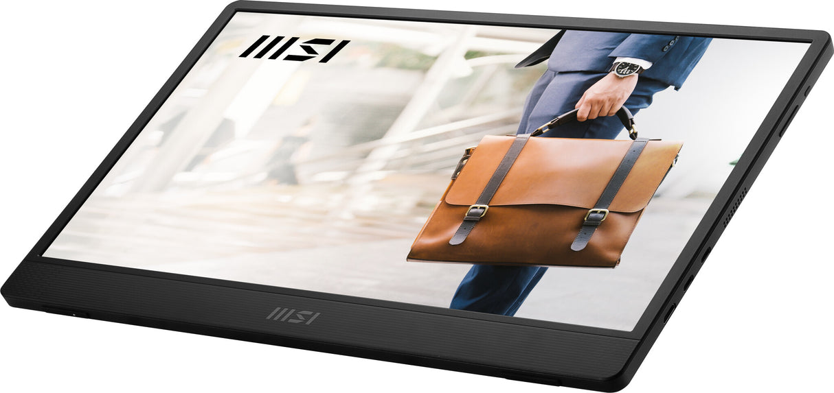 MSI PRO MP161 E2U portable TV/monitor Portable monitor Black 39.6 cm (15.6") LED 1920 x 1080 pixels