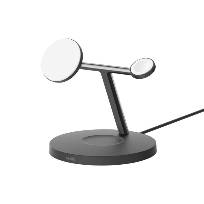 Belkin WIZ032MYBK mobile device charger Headset, Smartphone, Watch Black USB Wireless charging Fast charging Indoor