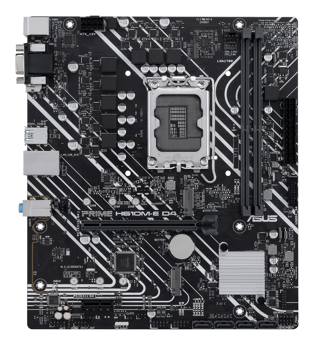 ASUS PRIME H610M-E D4-CSM Intel H610 LGA 1700 micro ATX