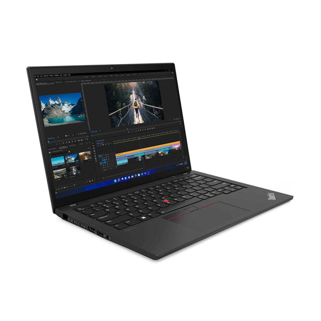 Lenovo ThinkPad T14 Gen 3 (Intel) Intel® Core™ i5 i5-1235U Laptop 35.6 cm (14") WUXGA 8 GB DDR4-SDRAM 256 GB SSD Wi-Fi 6E (802.11ax) Windows 11 Pro UK English Black