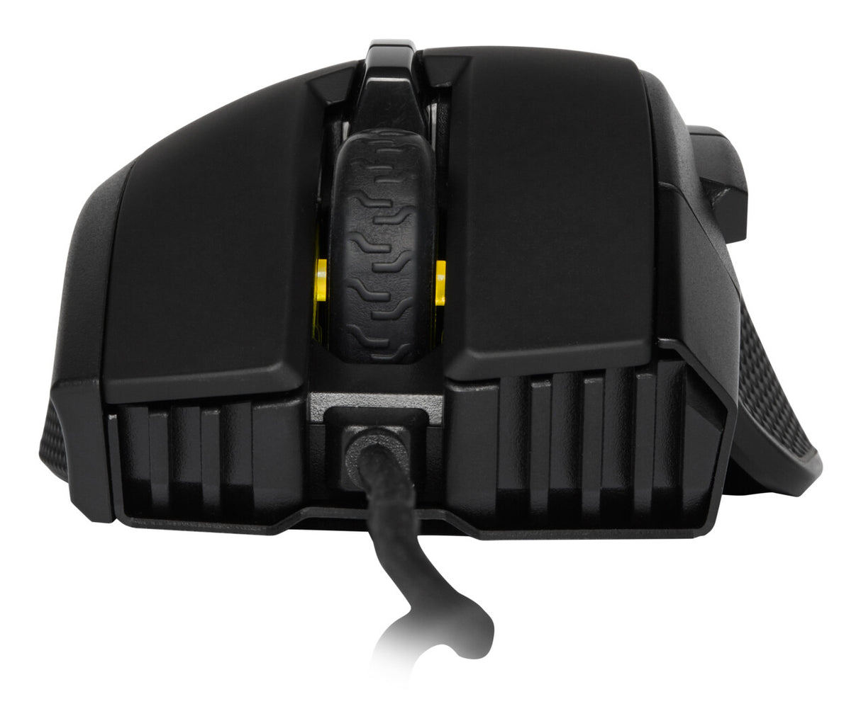 Souris de jeu légère Corsair Ironclaw RGB FPS/MOBA, forme profilée, commutateurs Omron, 18 000 DPI, 7 boutons programmables