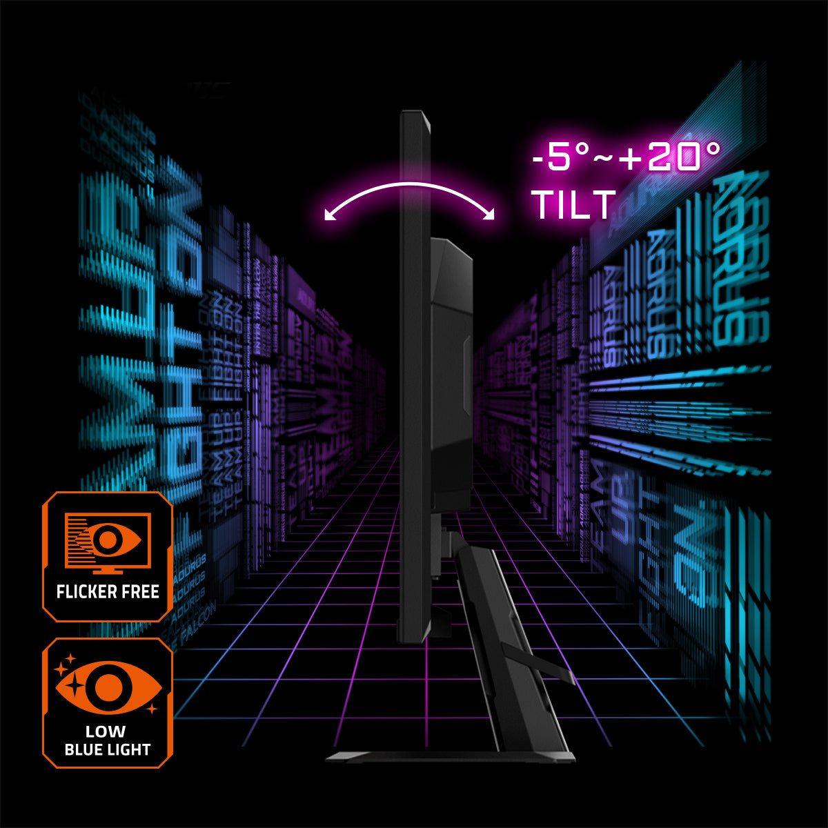 GIGABYTE GS27FA 27" FHD Gaming Monitor - 1920 x 1080, 180Hz, 1ms, 300 cd/m², FreeSync, HDR Ready, HDMI 2.0, Displayport 1.4