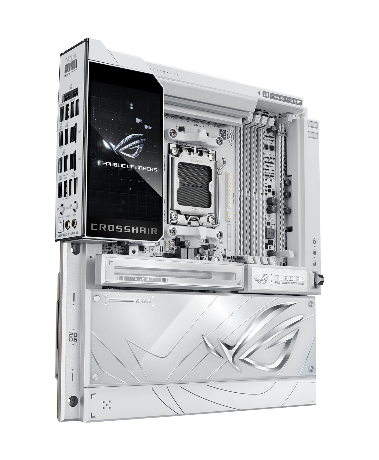 ASUS ROG CROSSHAIR X870E GLACIAL AMD X870E Socket AM5 Extended ATX