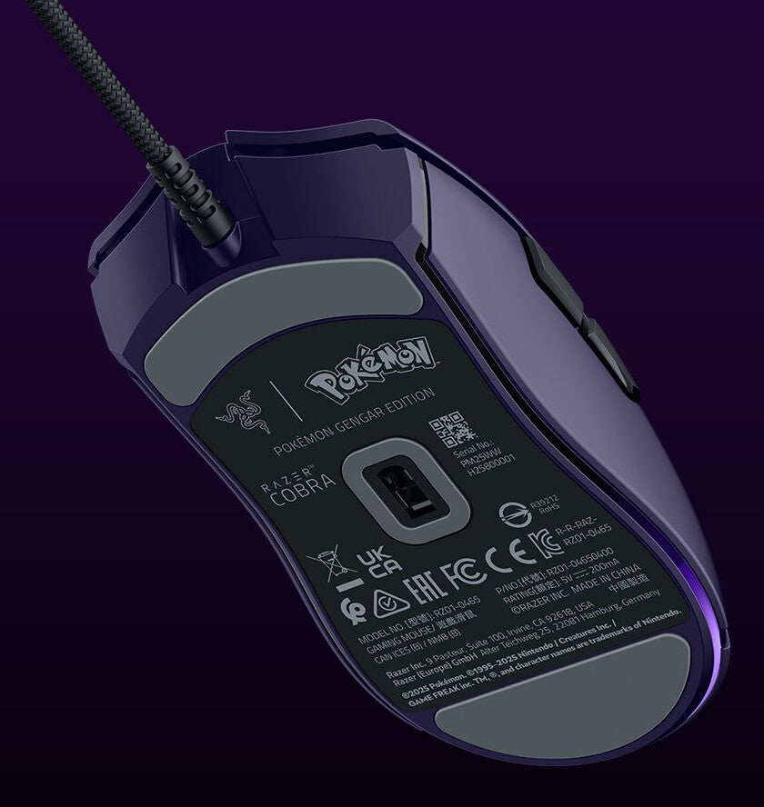 Razer Cobra Gengar Edition mouse Gaming Right-hand USB Type-A Optical 8500 DPI