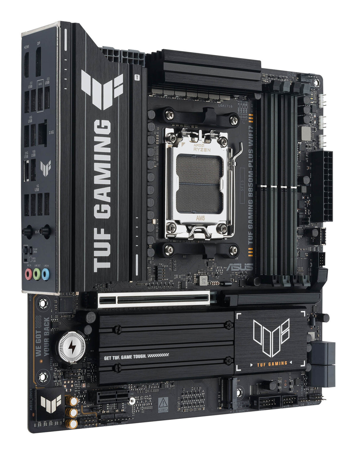 ASUS TUF GAMING B850M-PLUS WIFI7 AMD B850 Socket AM5 micro ATX