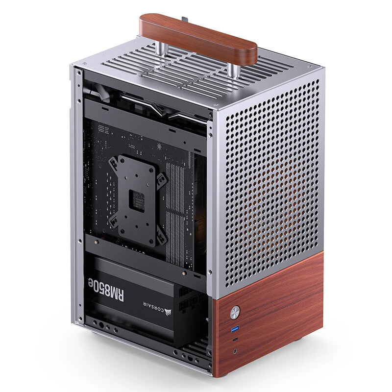 Jonsbo T6 Midi Tower Wood, Silver