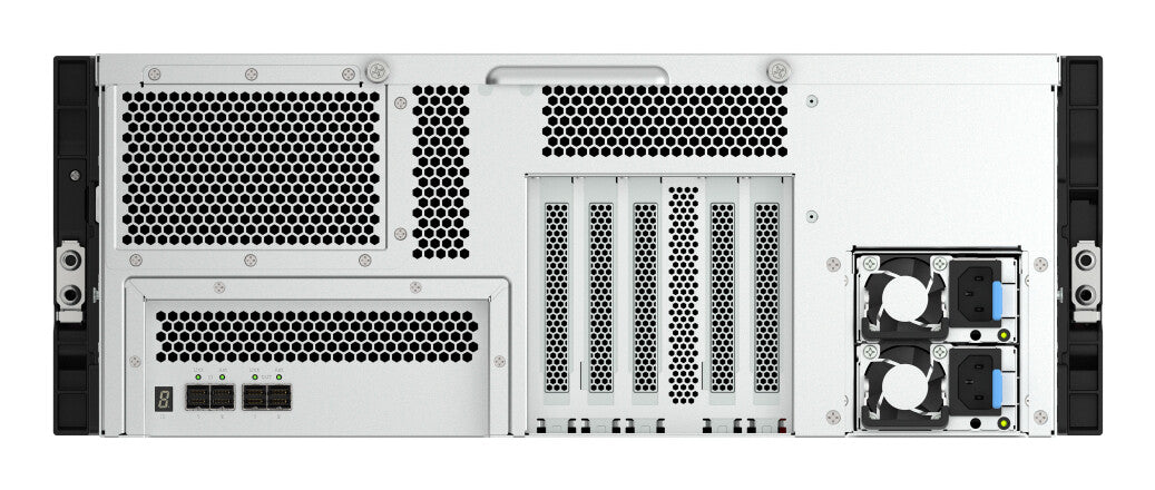 QNAP TL-R2400PES-RP storage drive enclosure HDD/SSD enclosure Black, Grey 2.5/3.5"