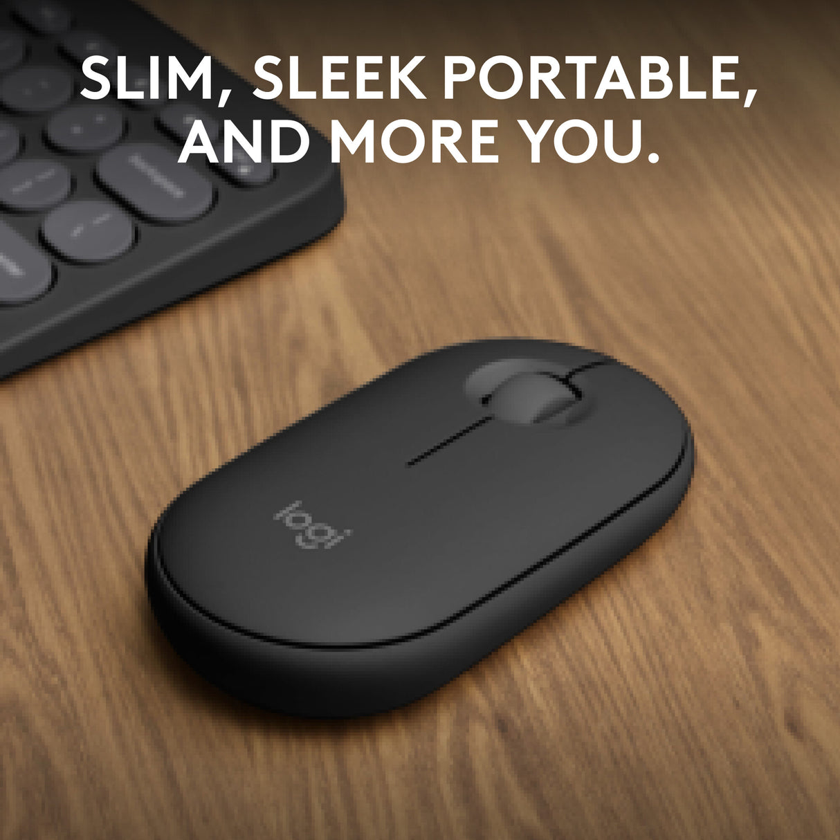 Logitech 910-007015 mouse Travel Ambidextrous RF Wireless + Bluetooth Optical 4000 DPI