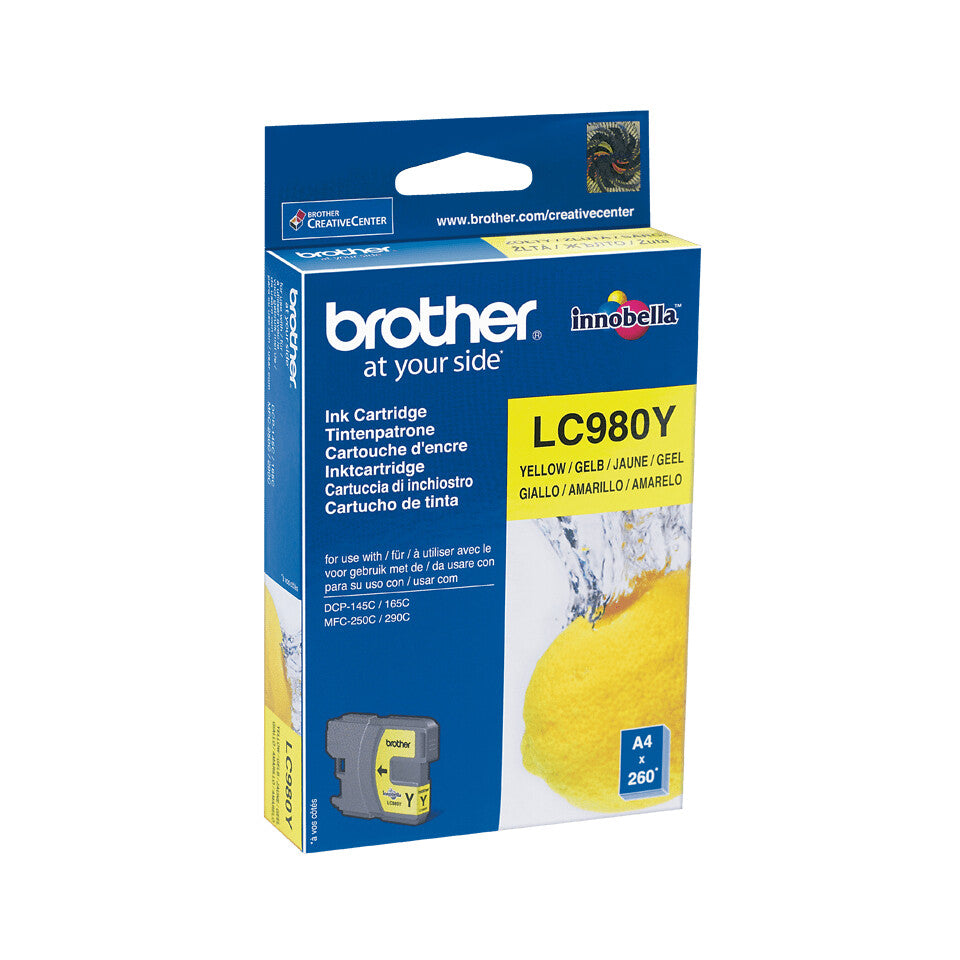 Brother LC980Y ink cartridge 1 pc(s) Original Yellow