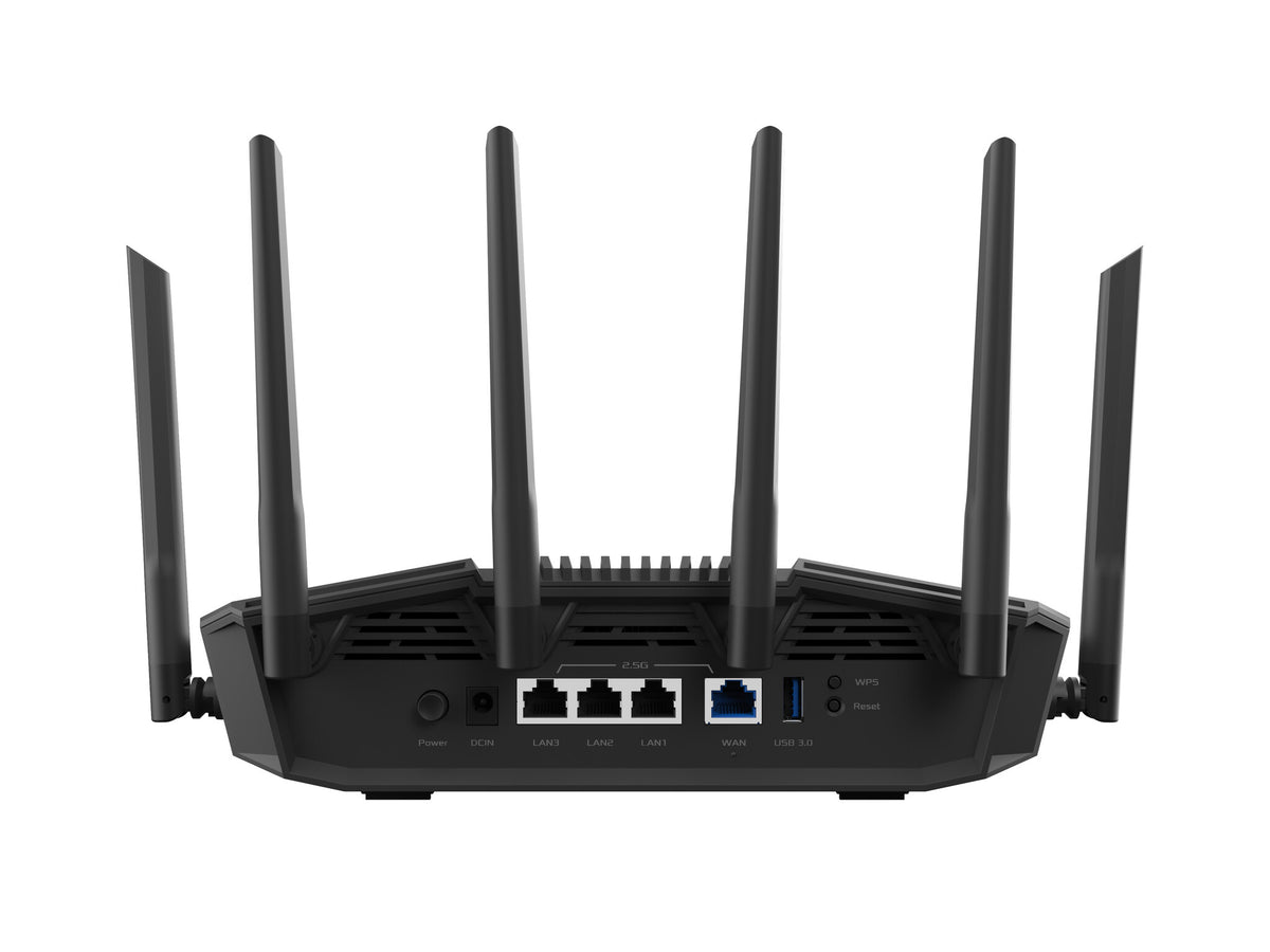ASUS RT-BE90U BE9400 AiMesh wireless router 2.5 Gigabit Ethernet Tri-band (2.4 GHz / 5 GHz / 6 GHz) Black