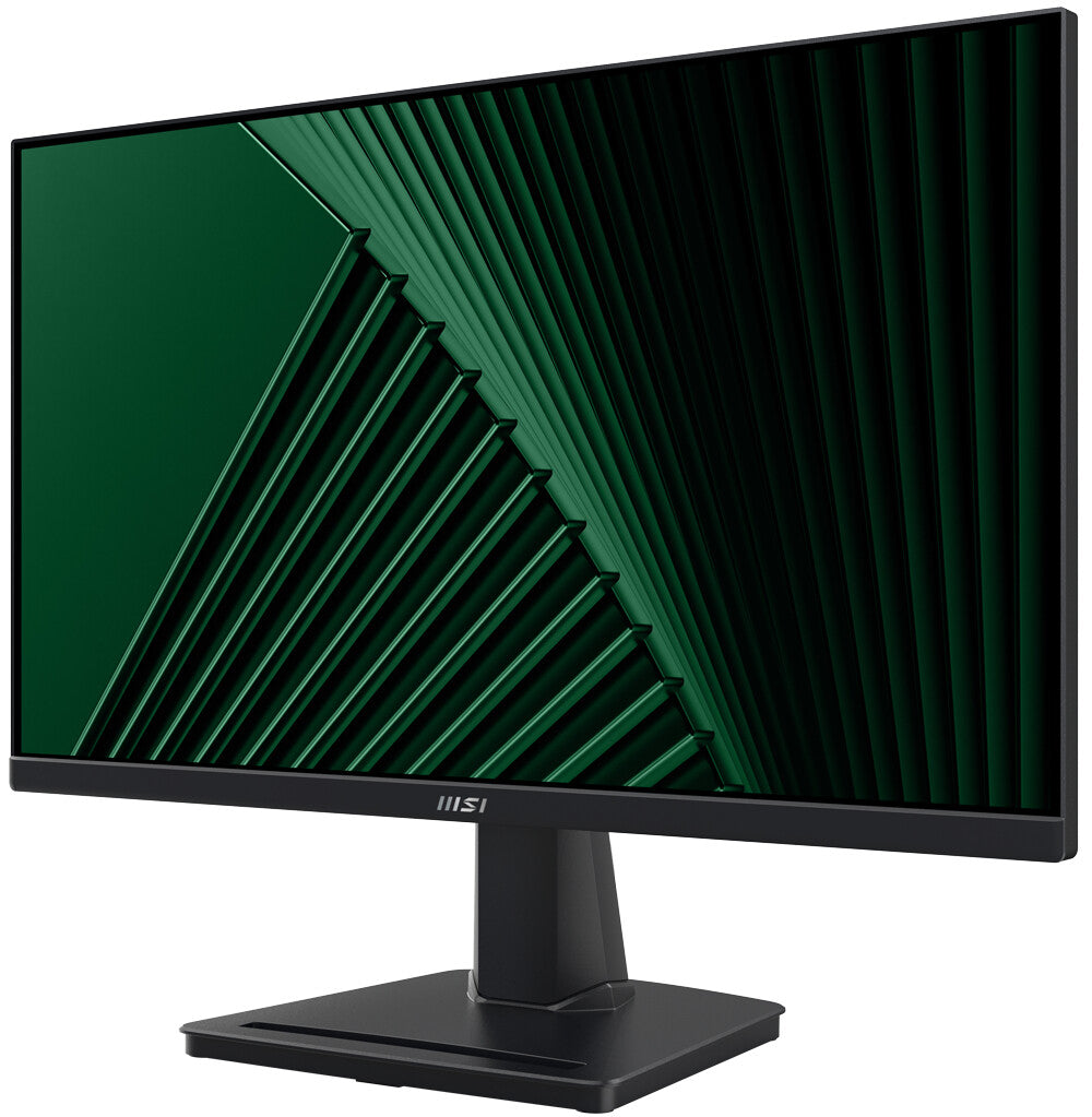MSI Pro MP225V 21.45 Inch Monitor, FHD (1920 x 1080), 100Hz, VA, 1ms, 1x HDMI 1.4b, 1x D-Sub(VGA), Anti-Glare, Anti-Flicker, Less Blue light, TÜV Certified, VESA, Kensington, Black