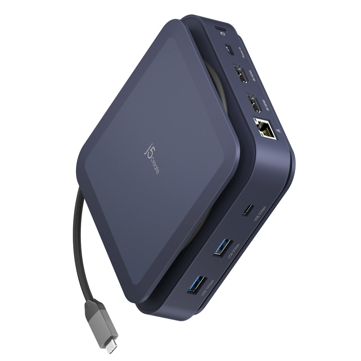 j5create JCD3196 Type-C Dock Dual 4K HDMI™, Black