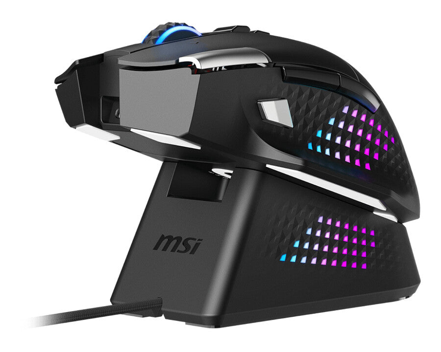 MSI S12-4301370-CLA mouse Gaming Right-hand RF Wireless + Bluetooth + USB Type-A Optical 26000 DPI