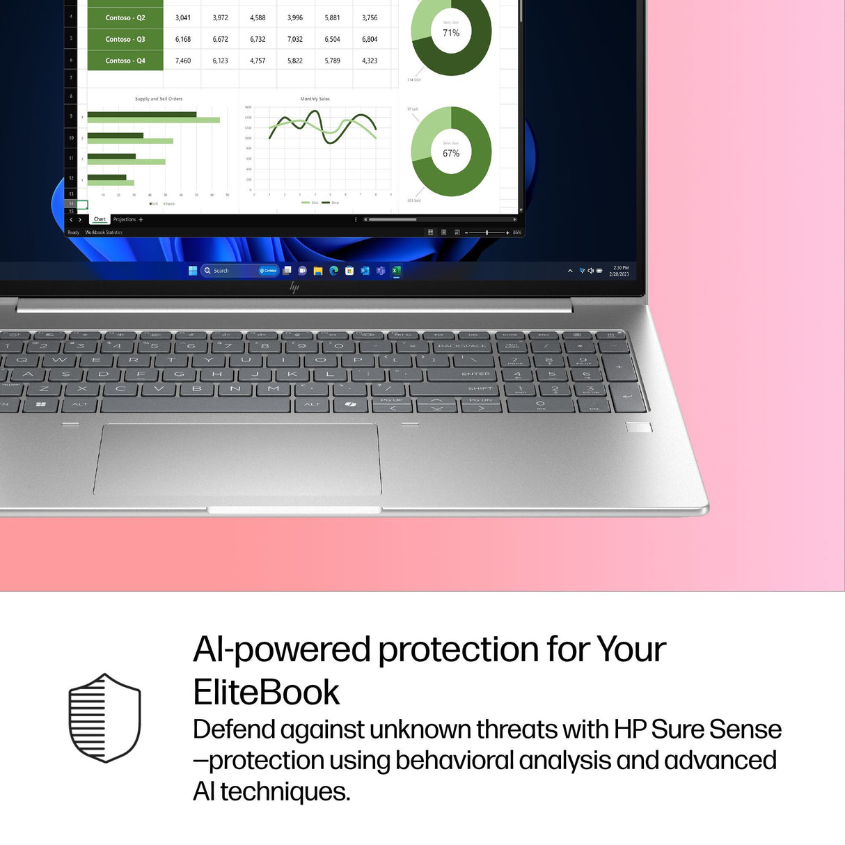 HP EliteBook 6 G1i AI PC Intel Core Ultra 5 225U Laptop 40.6 cm (16") WUXGA 24 GB DDR5-SDRAM 512 GB SSD Wi-Fi 6E (802.11ax) Windows 11 Pro Silver