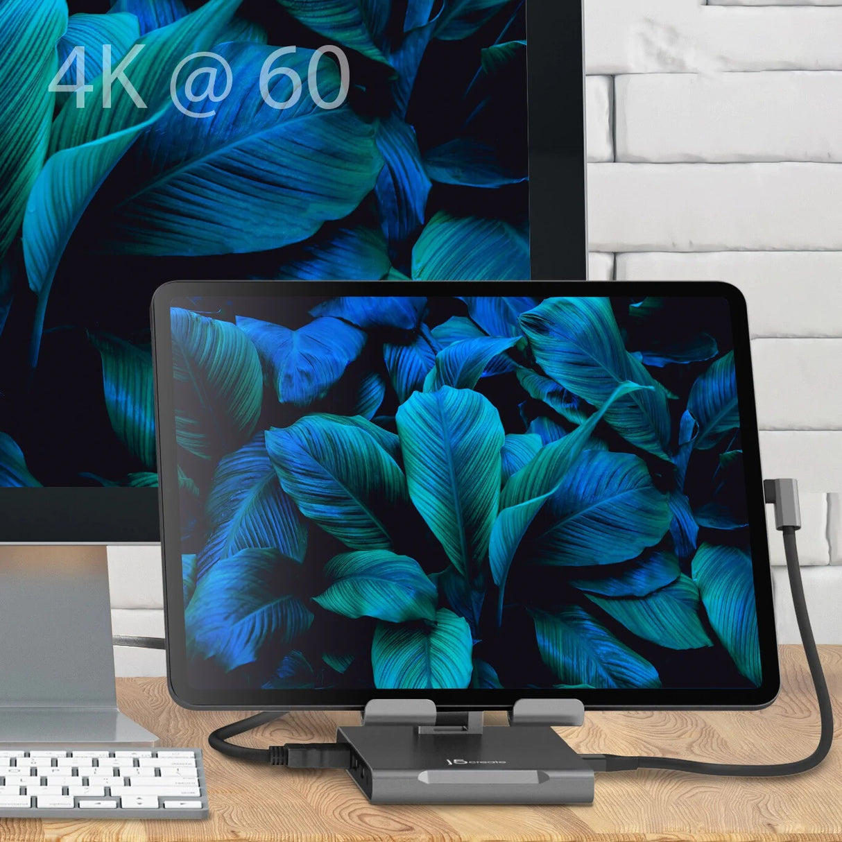 j5create JTS224 Multi-Angle Stand with Docking Station for iPad Pro®
