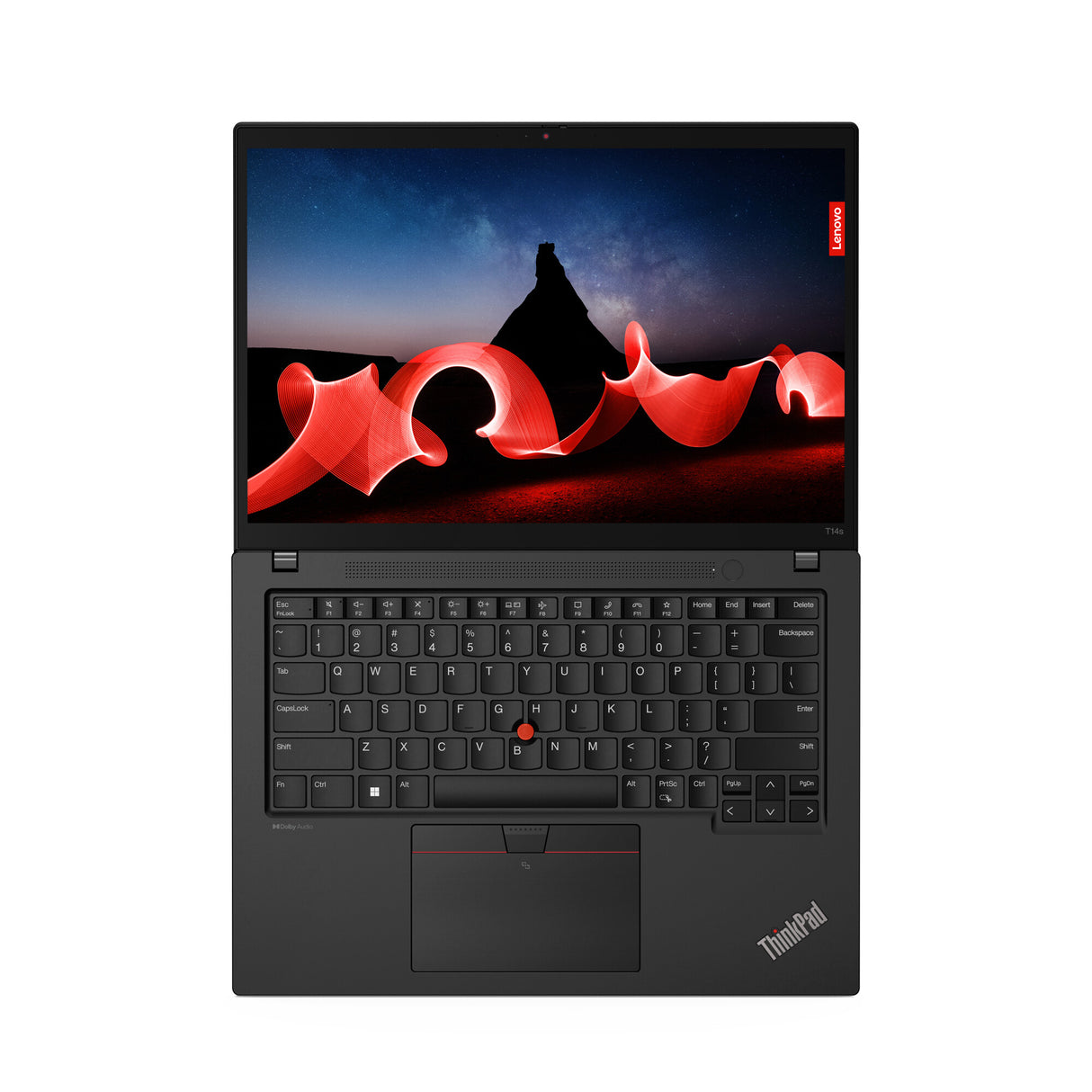 Lenovo ThinkPad T14s Gen 4 (Intel) Intel® Core™ i7 i7-1355U Laptop 35.6 cm (14") WUXGA 16 GB LPDDR5x-SDRAM 512 GB SSD Wi-Fi 6E (802.11ax) Windows 11 Pro UK English Black