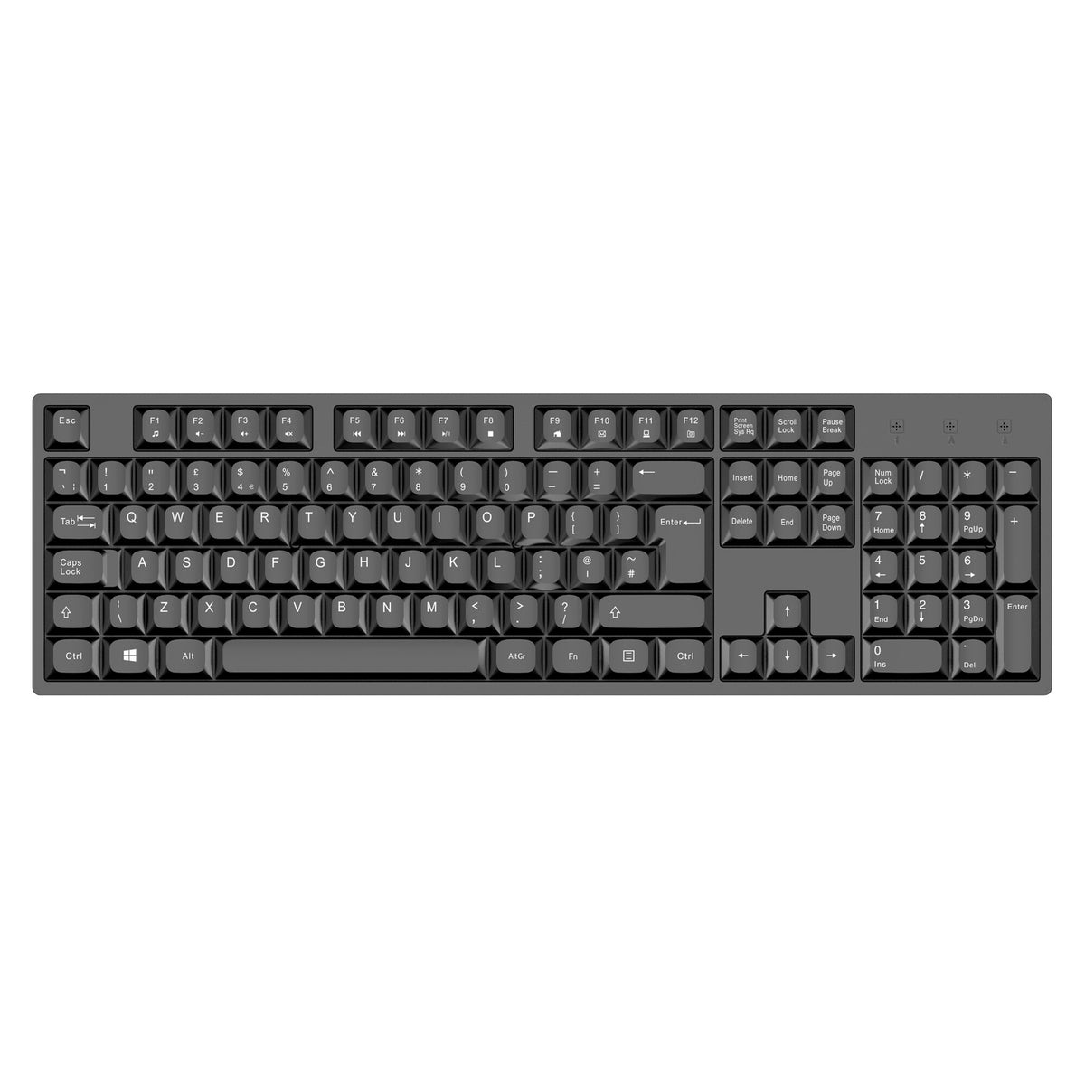 VIDA OFFICE 2IN1 USB KIT keyboard Mouse included Home/Office QWERTY UK English Black