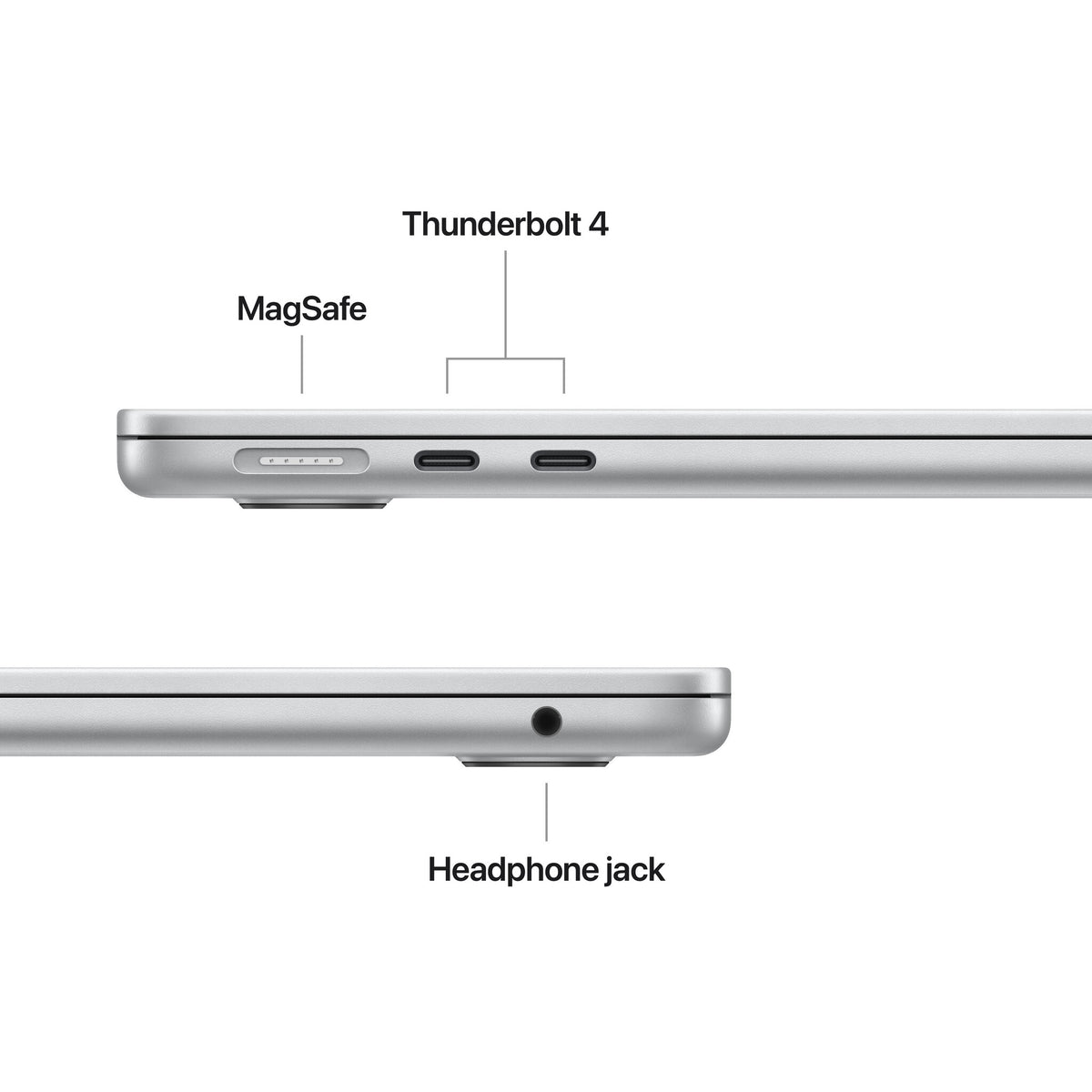 Apple MacBook Air 13-inch : M5 chip with 10‑core CPU and 10‑core GPU, 24GB, 1TB SSD - Silver