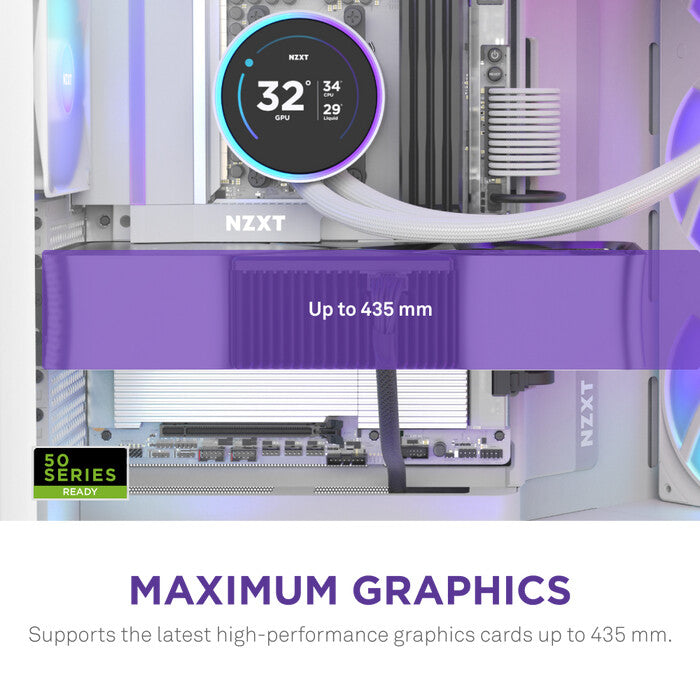 NZXT H9 Flow RGB Midi Tower White