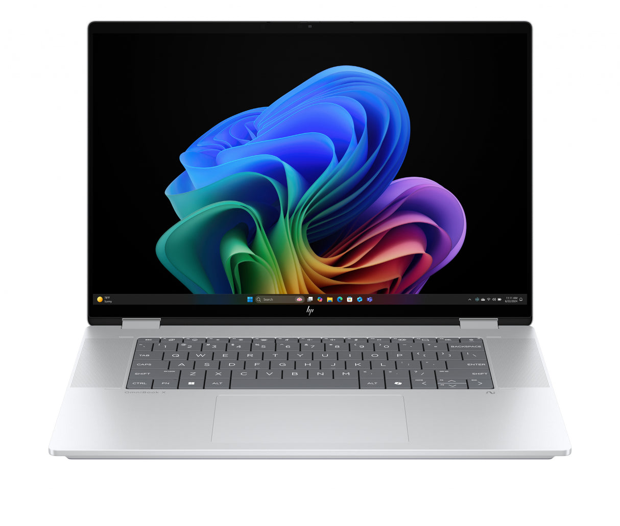 HP OmniBook X FlipNGAI 16-as0004na Copilot+ PC Intel Core Ultra 5 226V Hybrid (2-in-1) 40.6 cm (16") Touchscreen 2K 16 GB LPDDR5x-SDRAM 512 GB SSD Wi-Fi 7 (802.11be) Windows 11 Home Silver