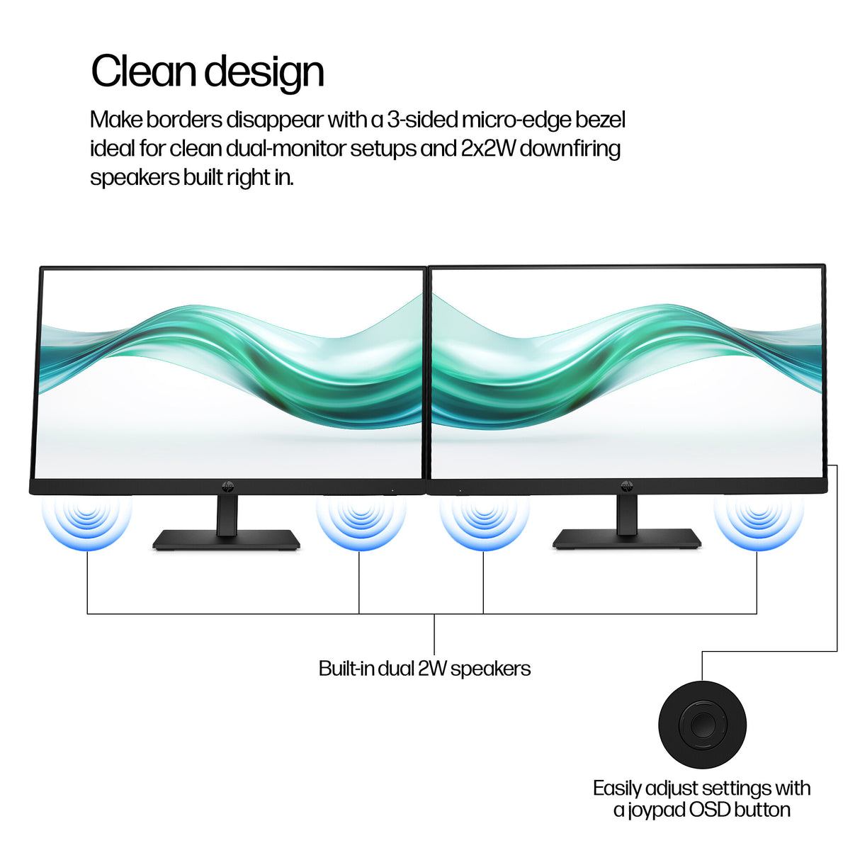 HP Series 3 Pro 21.5 inch FHD Monitor 322ph