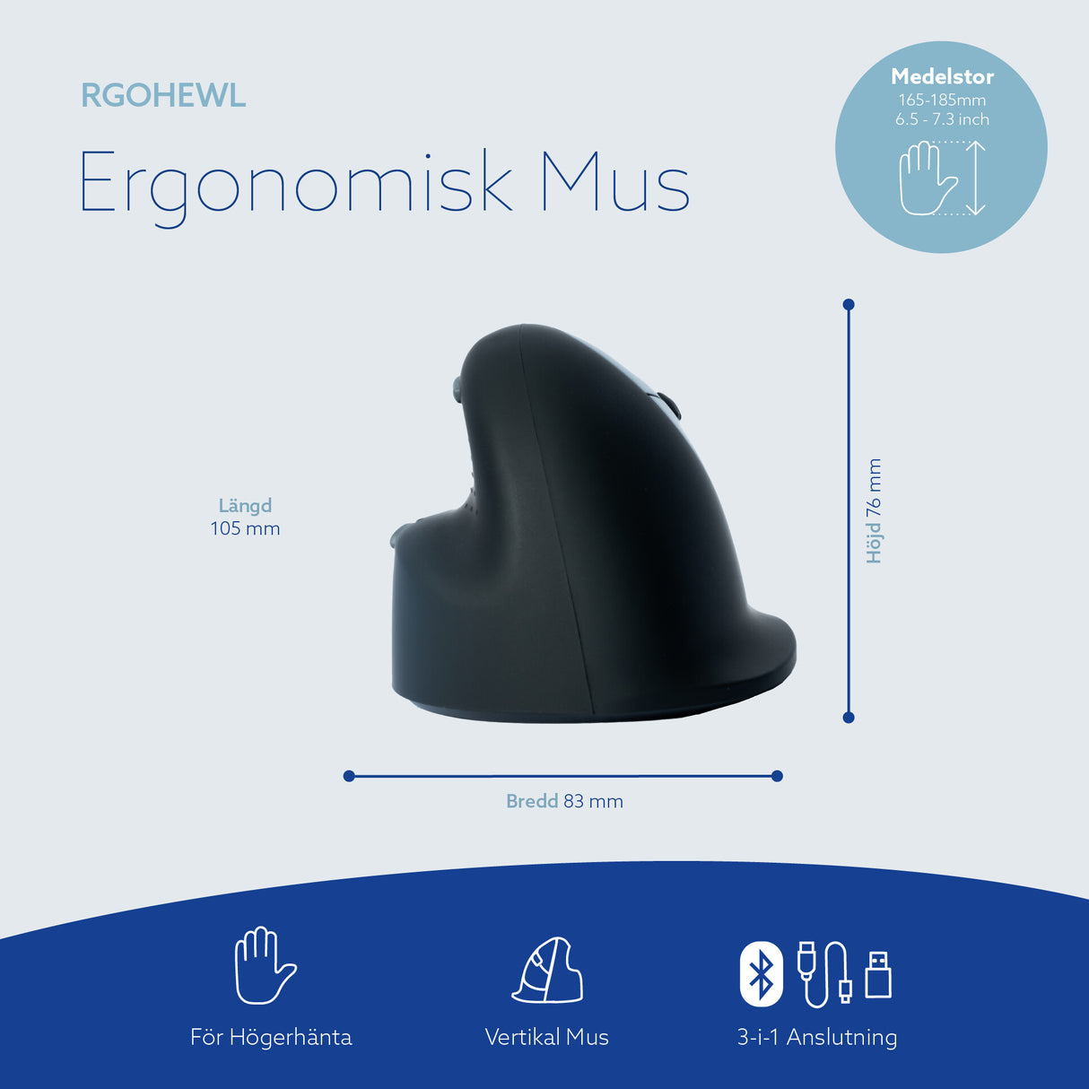 R-Go Tools Numeric keypad R-Go Numpad Break, ergonomic numeric keypad with break software, bluetooth, white